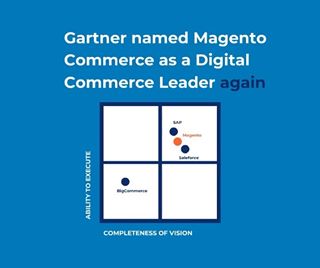 Gartner Names Magento (Adobe company) as a Magic Quadrant Leader